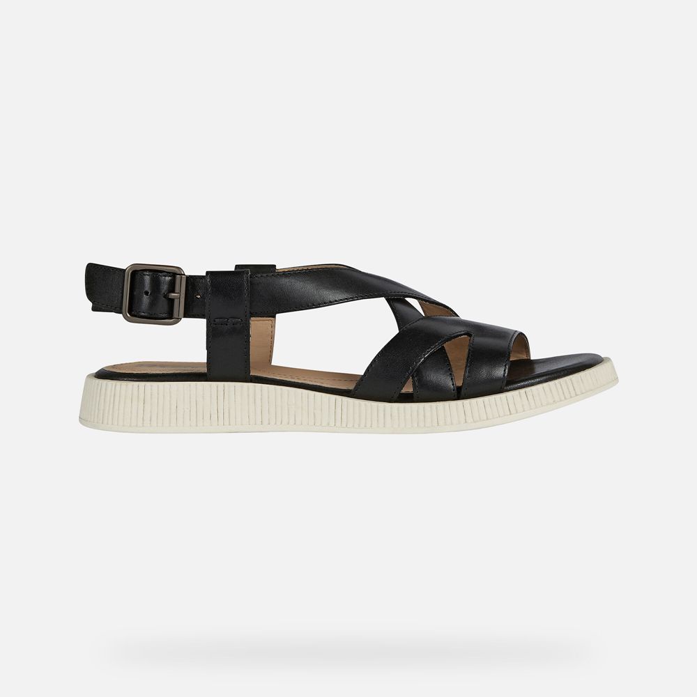 Sandalias Geox Senhora Pretas - Taormina - DSFWQ2049